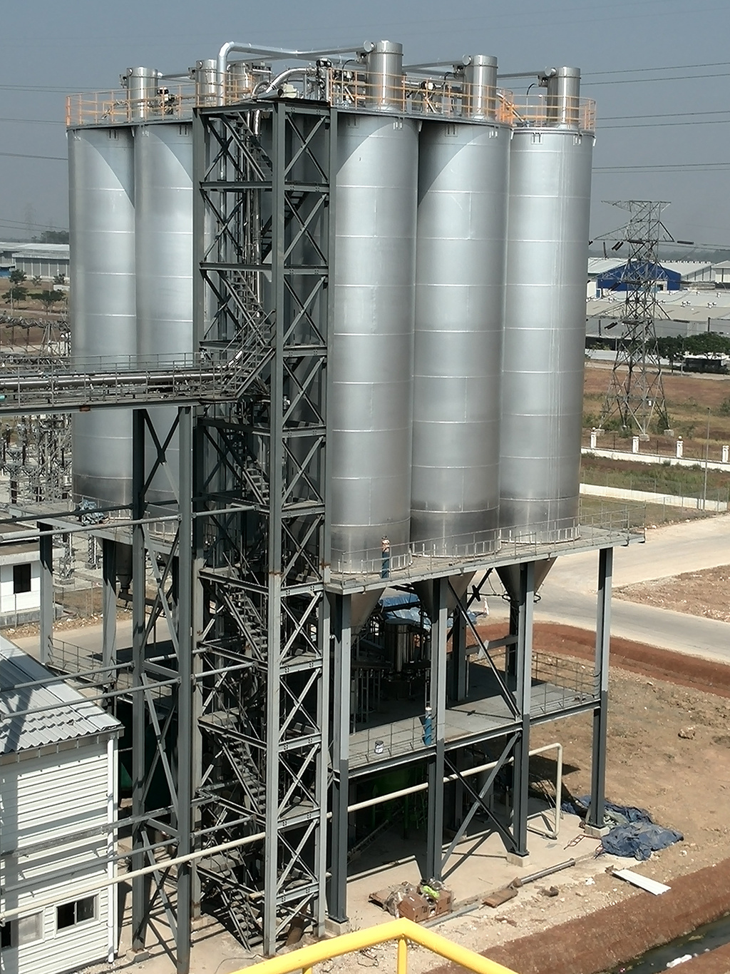 Carbon Black Monthly Silo and Primary/Secondary Conveying System 1